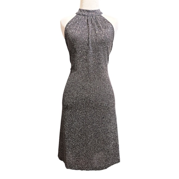 ❄️ Nine West black and glitter sleeveless dress - Picture 3 of 5